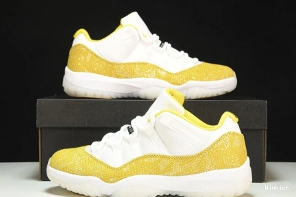 11 “Yellow Air Jordan AH7860-107 Low Snakeskin” 0901